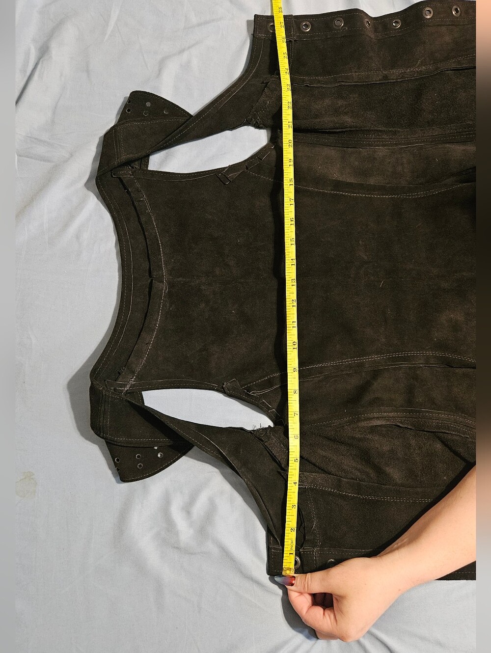 Leather Corset Vest - Picture 12 of 13